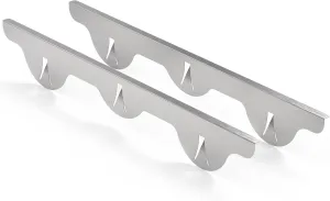 Linda’s Essentials Stove Gap Covers Stainless Steel (2 Pack), 316 Stainless Steel Stove Gap Covers Heat Resistant Oven Gap Filler Seals Spaces Between Stovetop and Counter (23.4 Inches, Silver(Steel))
