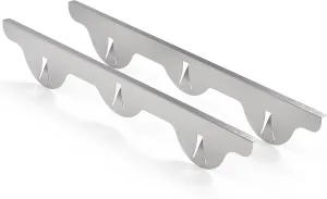 Linda’s Essentials Stove Gap Covers Stainless Steel (2 Pack), 316 Stainless Steel Stove Gap Covers Heat Resistant Oven Gap Filler Seals Spaces Between Stovetop and Counter (25.4 Inches, Silver(Steel))