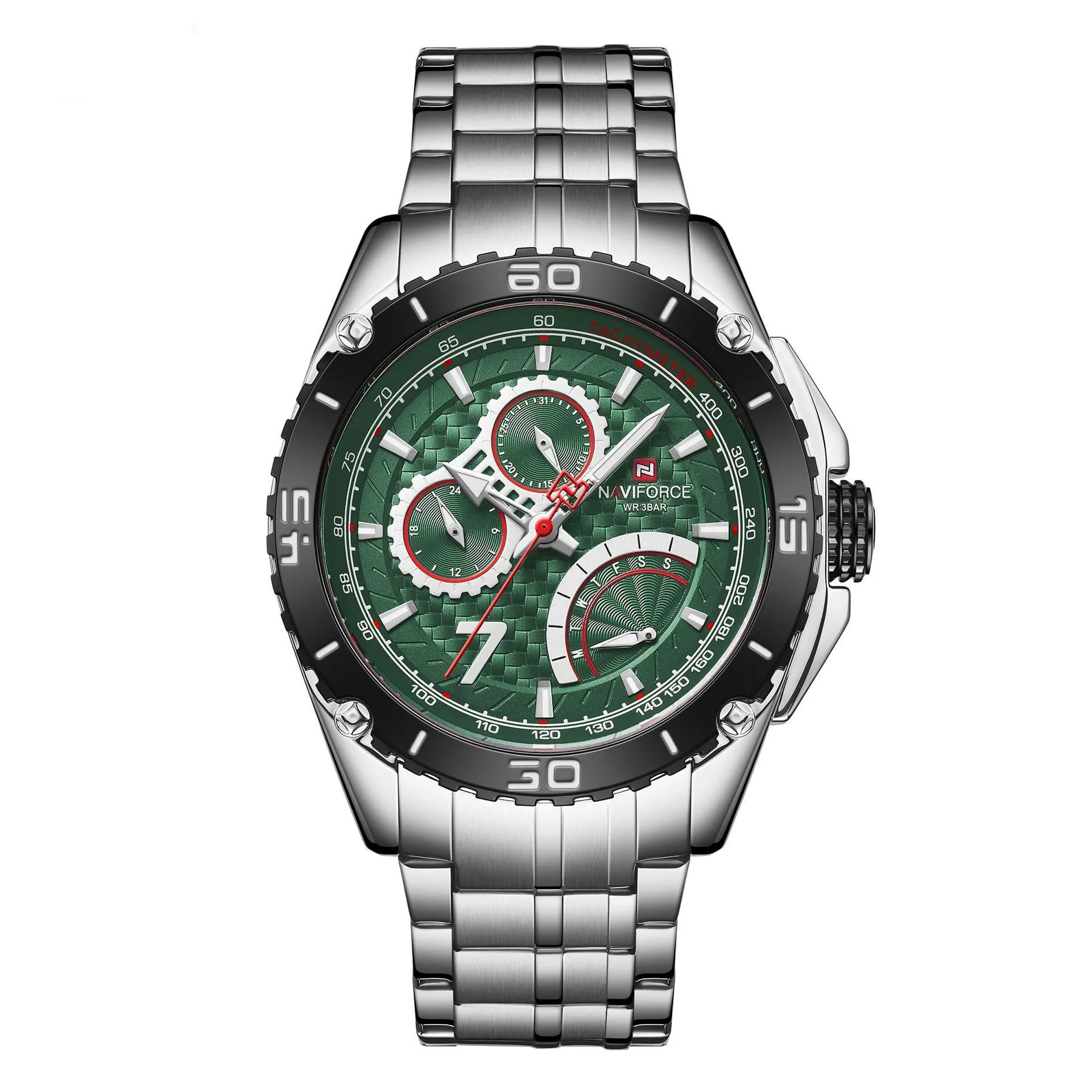 Lingxiang 9183 Quartz Steel Band Watch Six-Hand Calendar Men'S Watch Sports Casual Watch