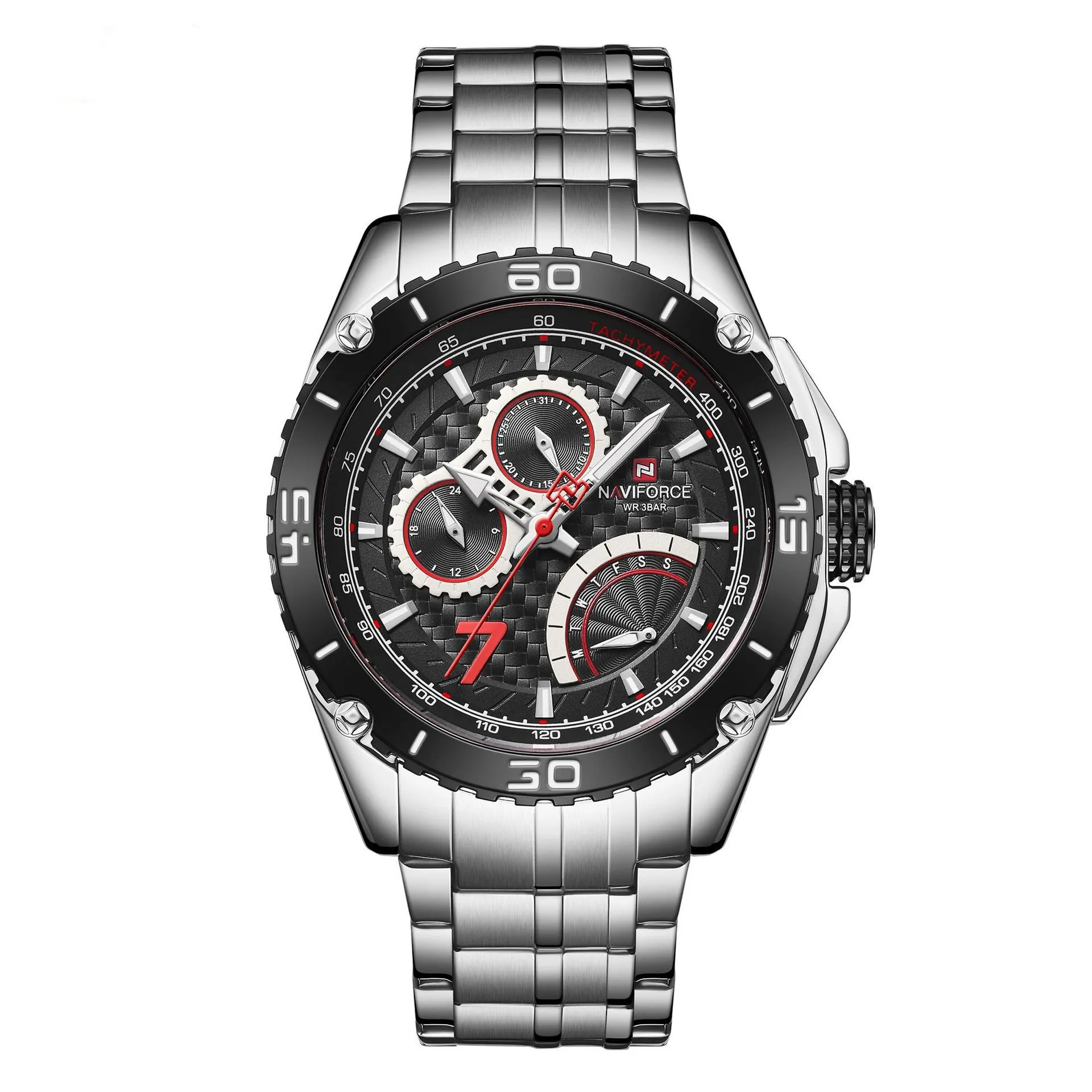 Lingxiang 9183 Quartz Steel Band Watch Six-Hand Calendar Men'S Watch Sports Casual Watch
