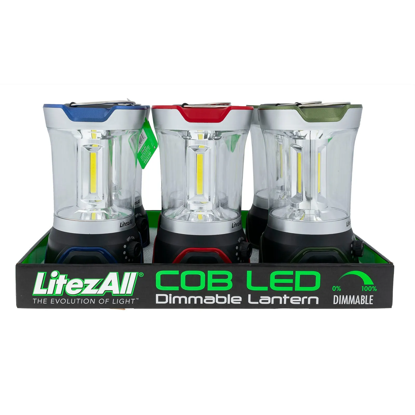 LitezAll COB LED Lantern with Dimmer