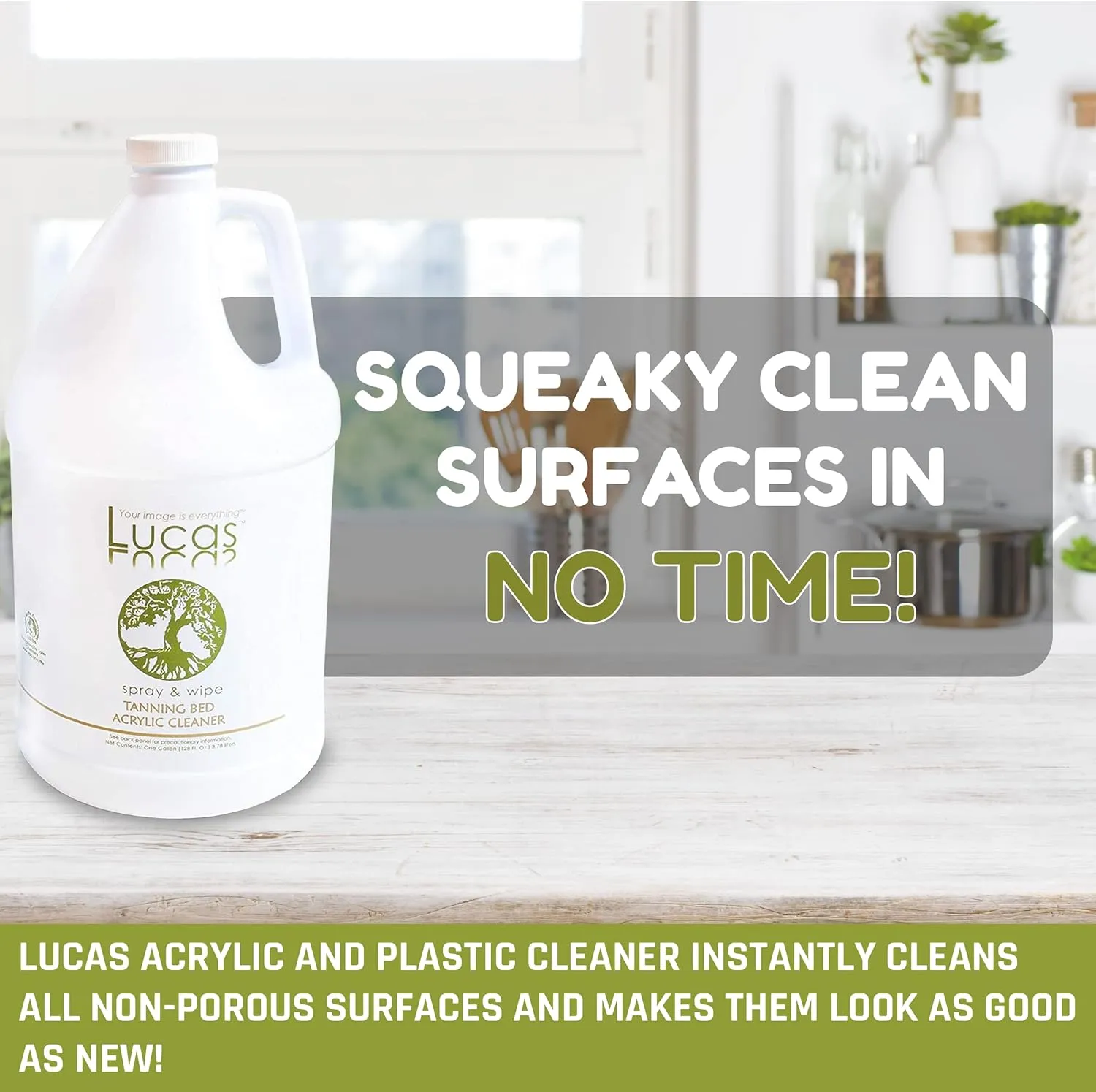 Lucas Acrylic and Plastic All Purpose Cleaner Spray 1 Gallon Refill Size