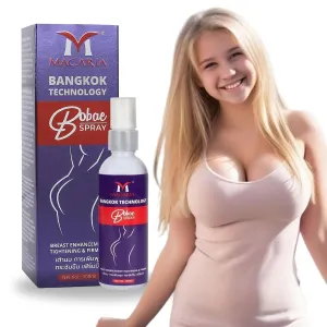 MACARIA Bobae Brazilian Breast Spray Oil/Breast Enhancement Spray Oil/Breast Enlargement Cream/Boobs Larger Cream