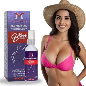 MACARIA Bobae Brazilian Natural Breast Spray Oil | Brazilian Sexy Breast enhancement enlargement Spray Oil