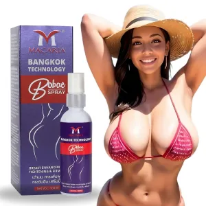 MACARIA Bobae Brazilian Natural Breast Spray Oil | Bust boobs tightening cream gel for enlargement enhancement