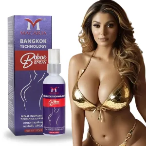 MACARIA Bobae Brazilian Natural Women Breast Bust boobs Tightening Spray Oil