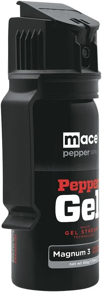 Mace PepperGel Large 45 Gram UV Marking 10% OC Flip-Top Safety Cap Pepper