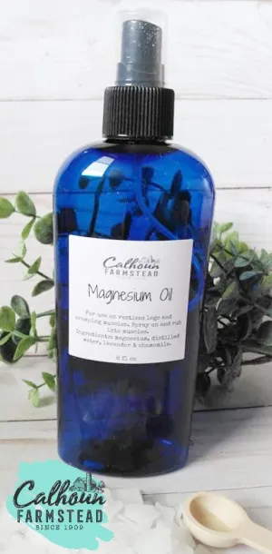Magnesium Oil Spray - Restless Legs Spray - Anxiety & Stress Relief - Sleep Aid