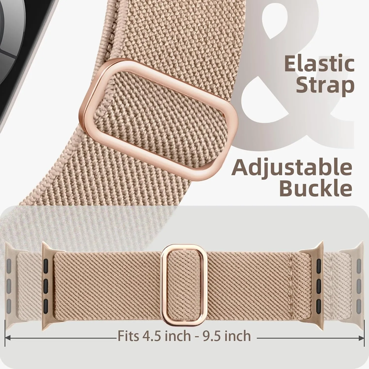 Maledan 5 Pack Stretchy Solo Loop Compatible with Apple Watch Band Women Men 40mm 38mm 41mm 42mm 44mm 45mm 46mm 49mm, Water-Resistant Nylon Sport Straps for iWatch Series 10 9 8 7 6 5 4 3 2 1 SE Ultra