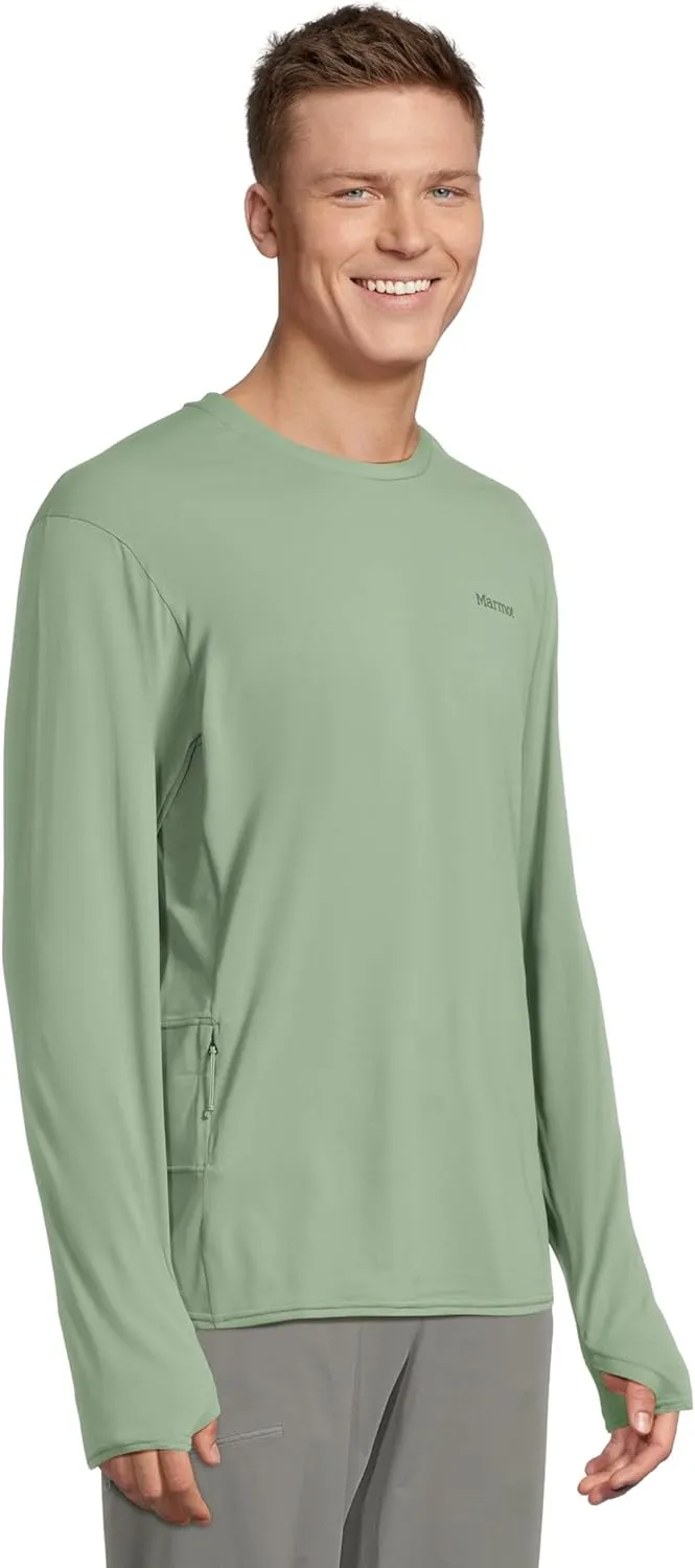 Marmot Men's Airexchange Solarshield Crew Long Sleeve