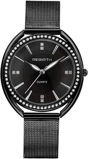 MASTOP Luxury Women Watches Casual Analog Quartz Watch Fashion Mesh Band Waterproof Wrist Watches for Ladies