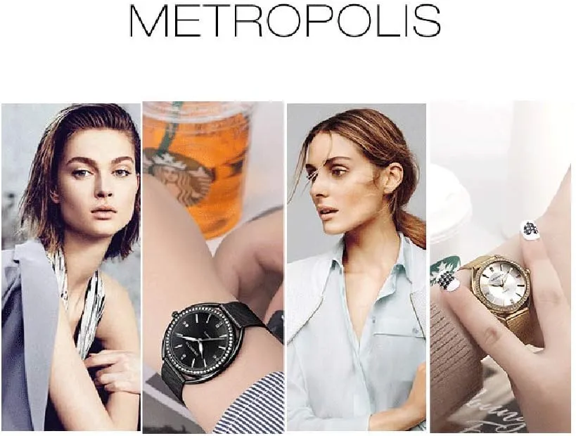 MASTOP Luxury Women Watches Casual Analog Quartz Watch Fashion Mesh Band Waterproof Wrist Watches for Ladies