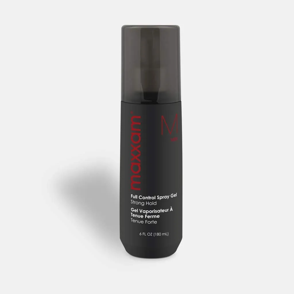 Maxxam Full Control Flexible Hold Sculpting Spray Gel with Moisturizers | UV Protection | Alcohol Free Formula 6 Fl Oz