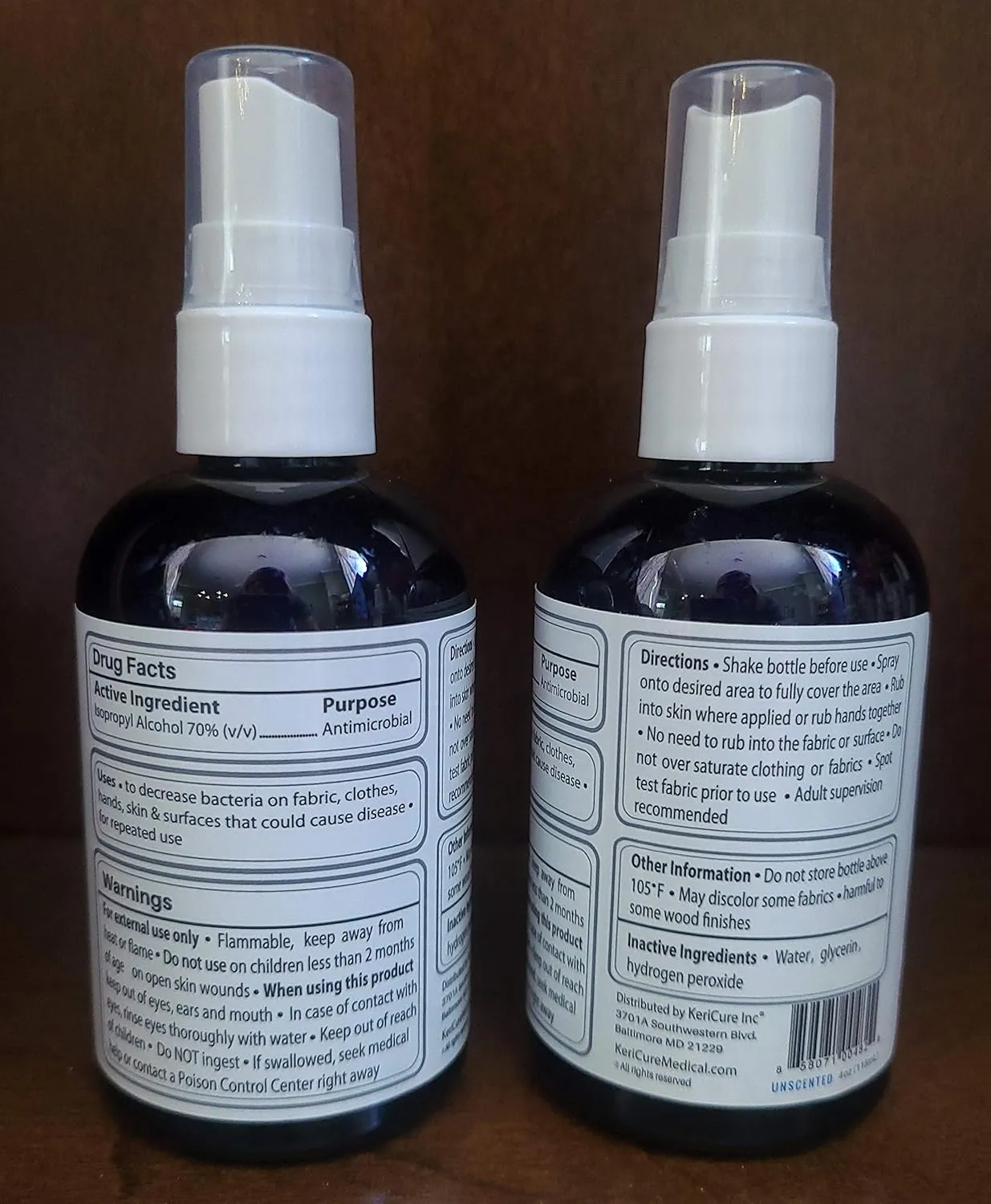 Medical 2 PACK Fun Beachy Coconut Lime Scented Hand Sanitizer 4oz Sprays, Safe for Hands, Skin and Clothes, Woman Owned Small Business, Made in the USA