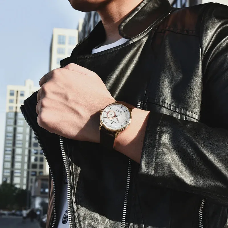 Men Military Watch - Stainless Steel Waterproof Quartz Watch