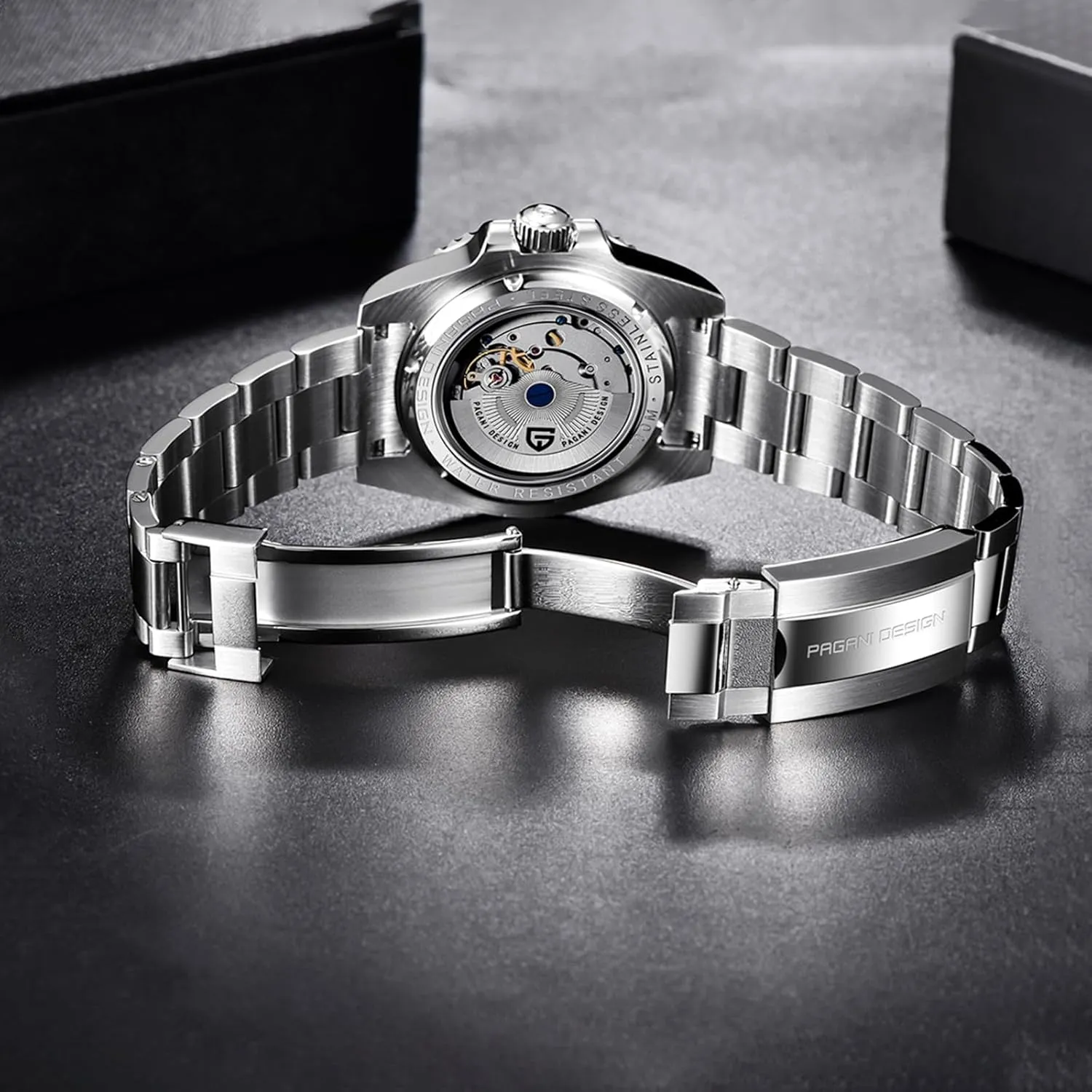 Men Watches Pagani Design Watch for Men Automatic NH35 Mechanical 100M Waterproof Stainless Steel Sapphire Glass Yacht Wristwatch PD-1651