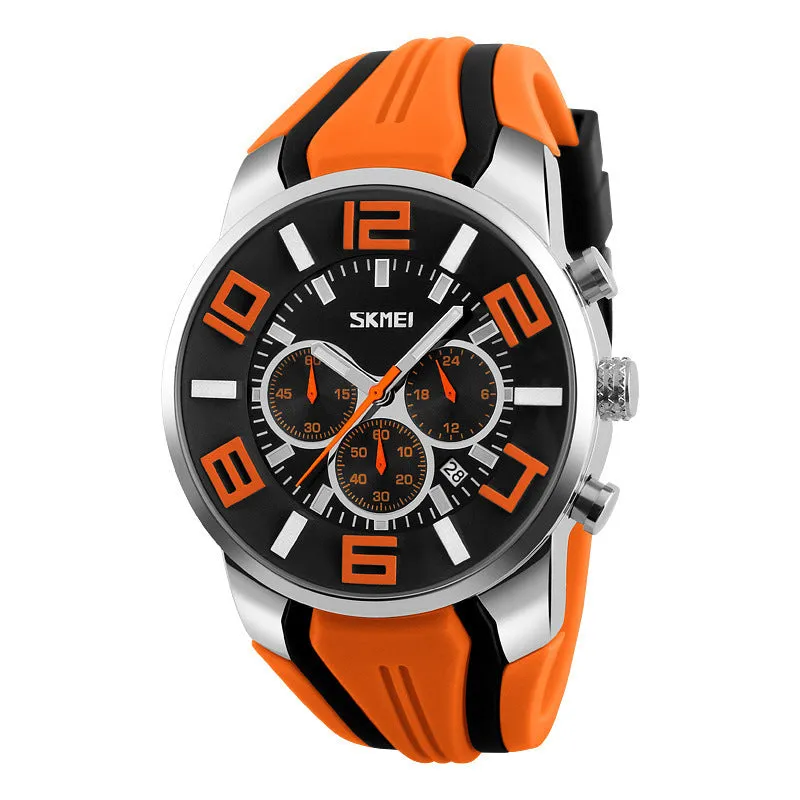 Men waterproof quartz watch calendar Mens watch