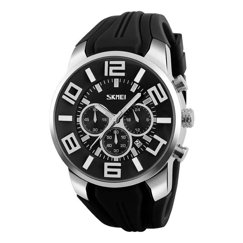 Men waterproof quartz watch calendar Mens watch
