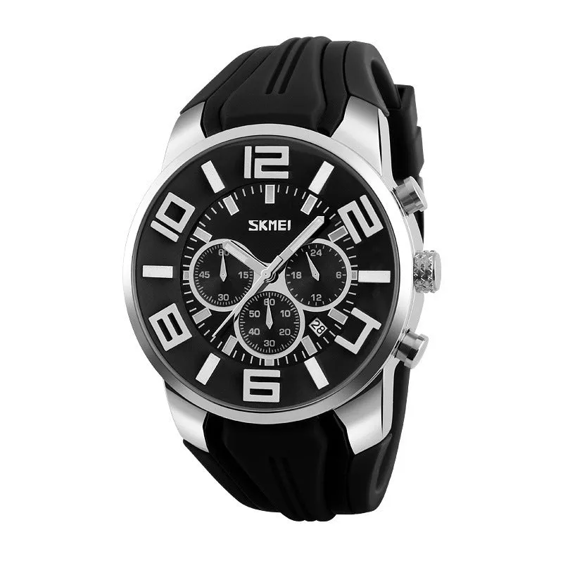 Men waterproof quartz watch calendar Mens watch
