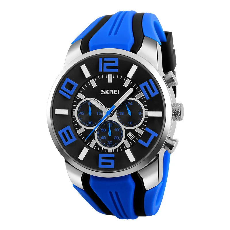 Men waterproof quartz watch calendar Mens watch