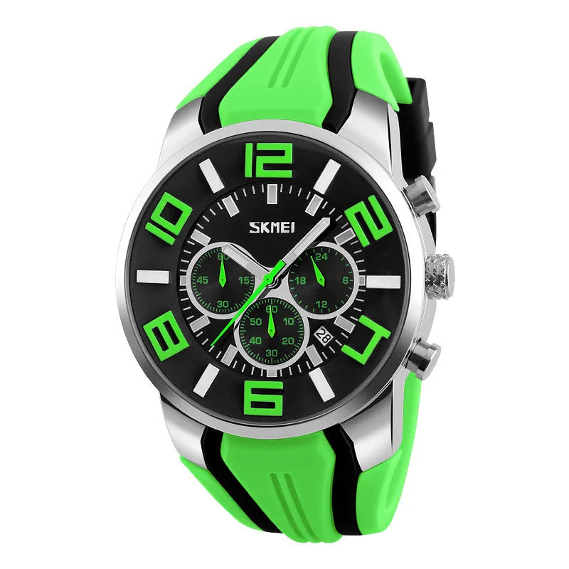 Men waterproof quartz watch calendar Mens watch