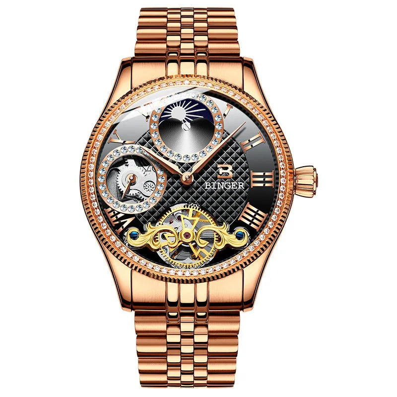 Men's Automatic Mechanical Skeleton Watch