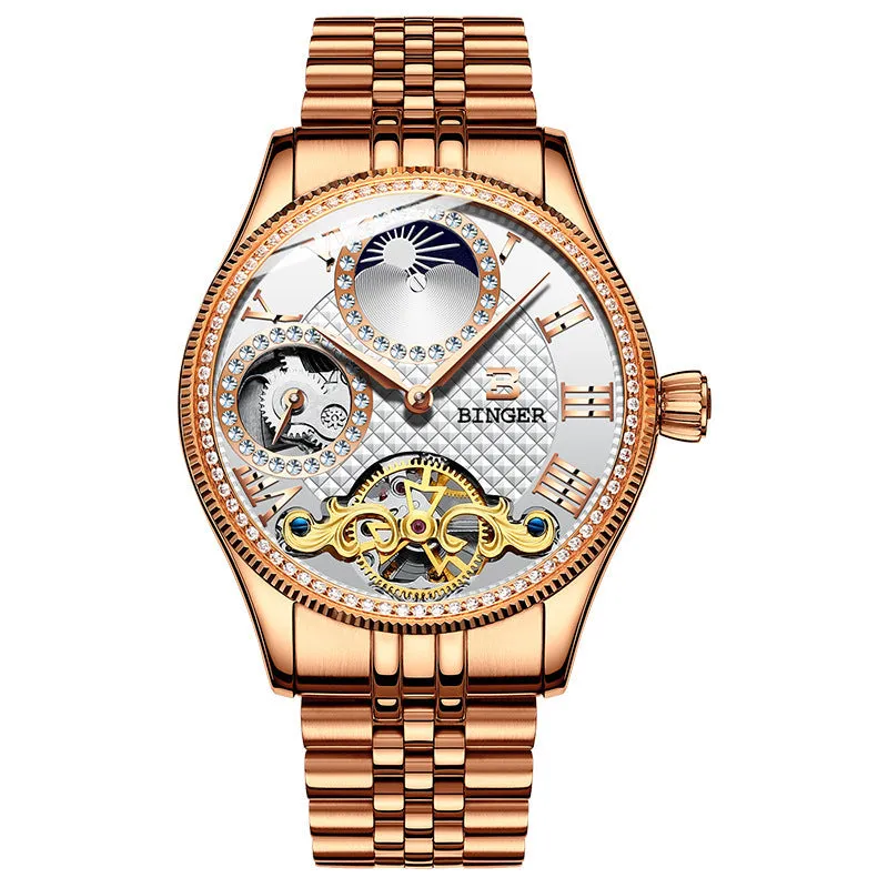 Men's Automatic Mechanical Skeleton Watch