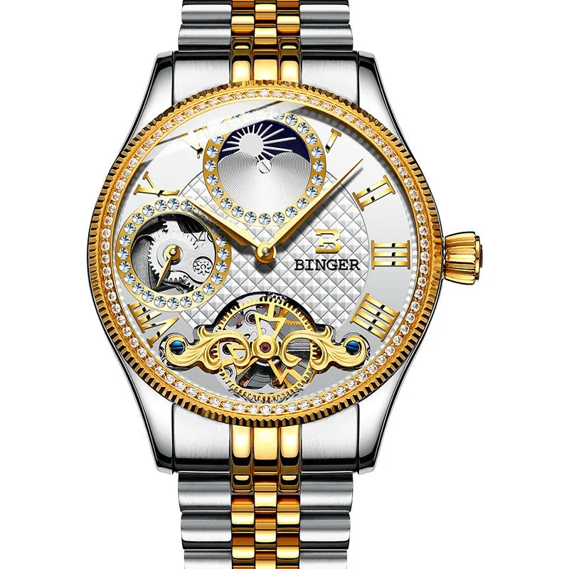 Men's Automatic Mechanical Skeleton Watch
