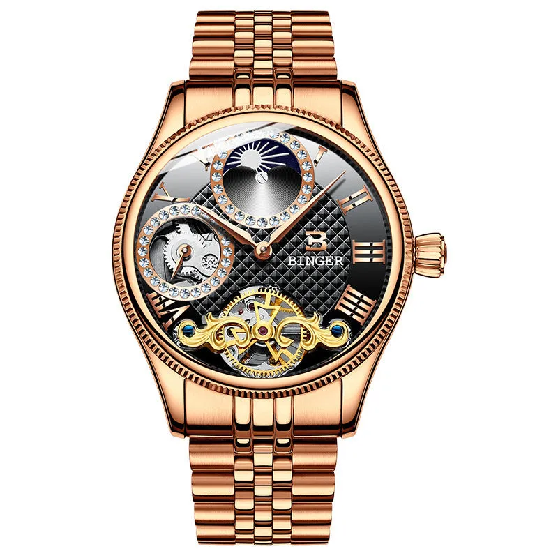 Men's Automatic Mechanical Skeleton Watch