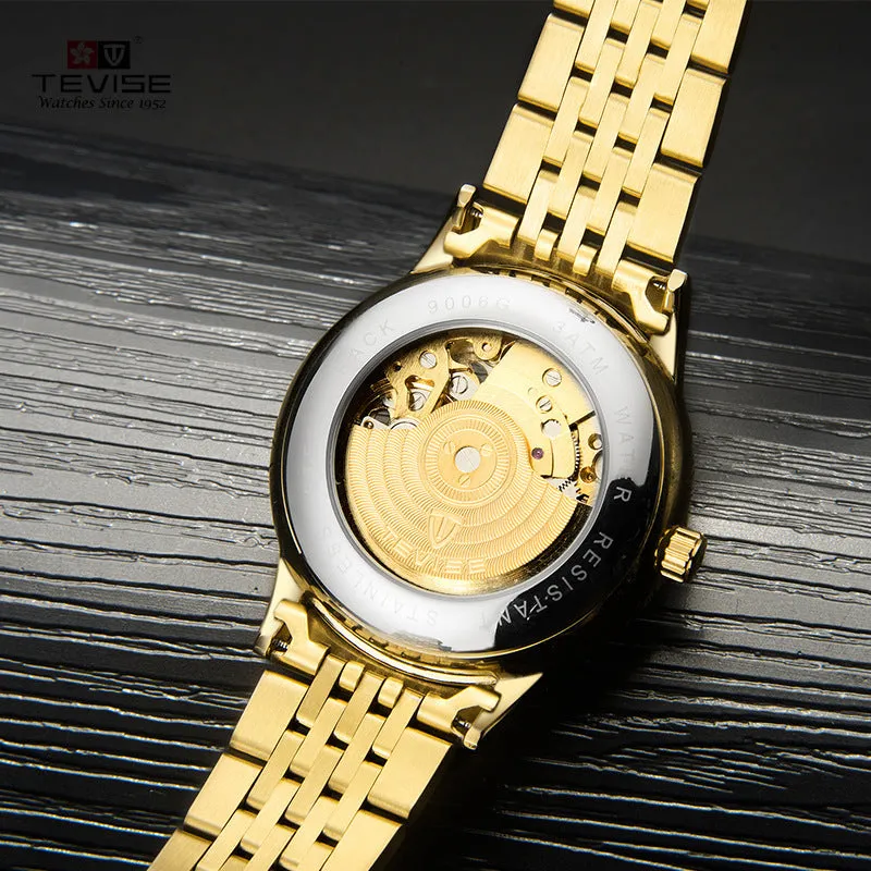 Men's burst Jinlong waterproof luminous lovers mechanical watch
