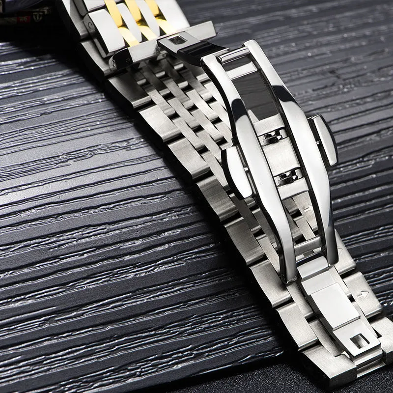 Men's burst Jinlong waterproof luminous lovers mechanical watch