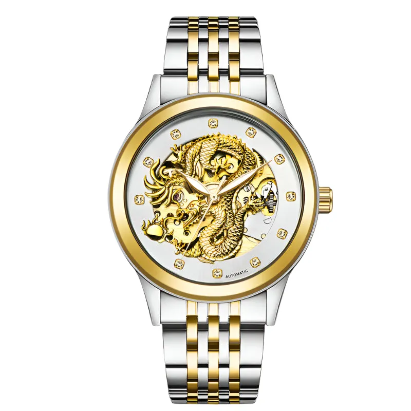 Men's burst Jinlong waterproof luminous lovers mechanical watch