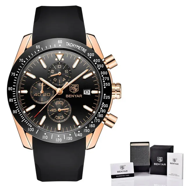 Men's Quartz Watch - Sports Waterproof Watch