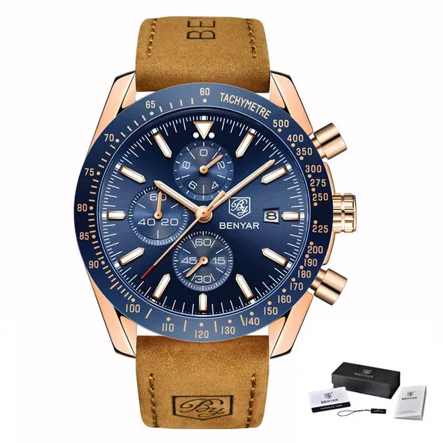 Men's Quartz Watch - Sports Waterproof Watch