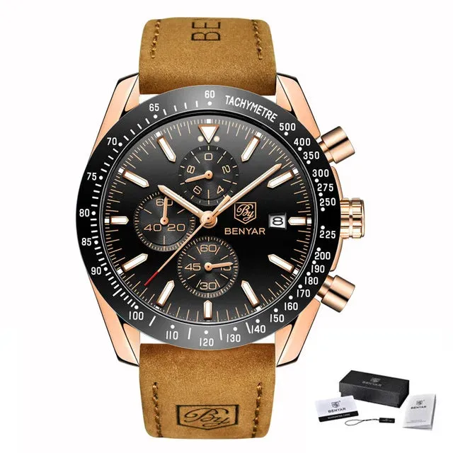 Men's Quartz Watch - Sports Waterproof Watch