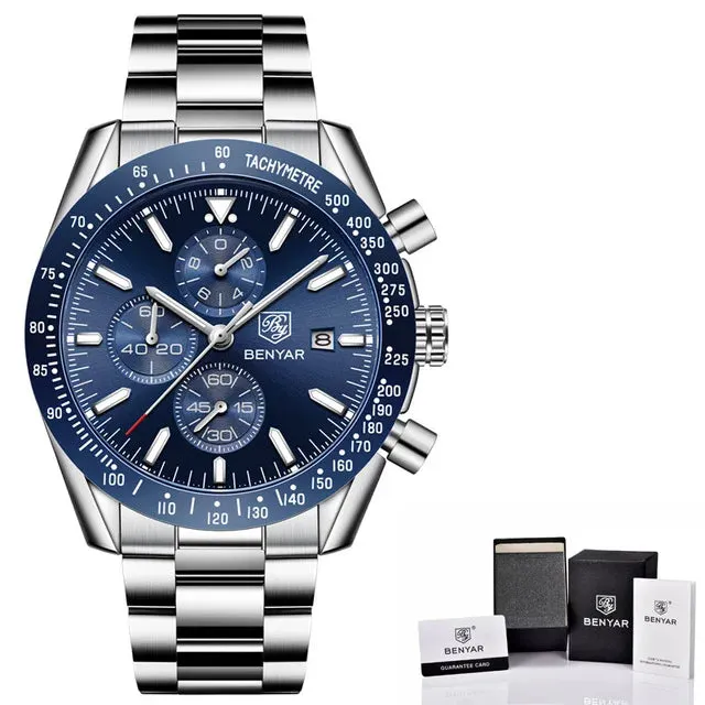 Men's Quartz Watch - Sports Waterproof Watch