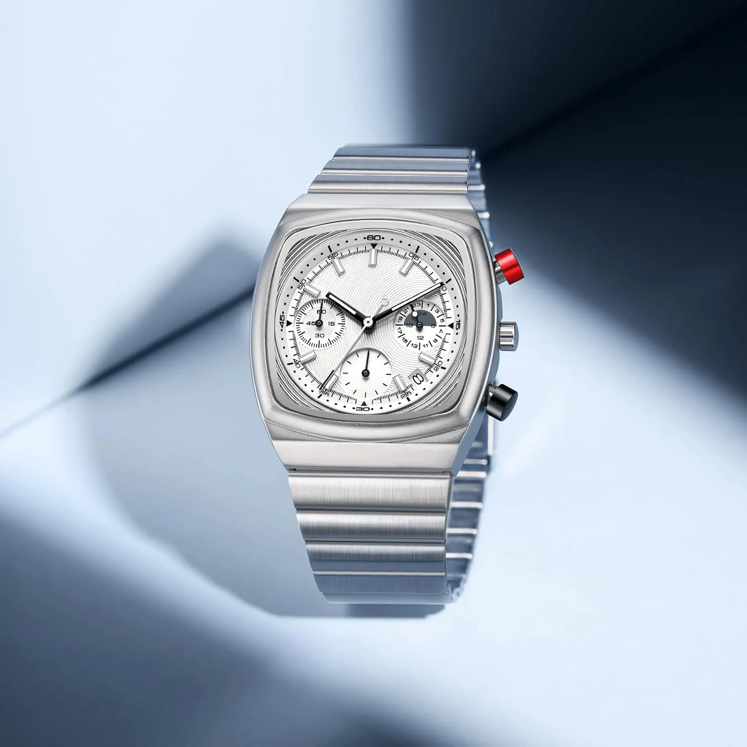 Mens Watch Waterproof Luminous Wrist Watches for Men Multifunction Chronograph Business Work Casual Fashion Sport Designer Dress Watch with Calendar Elegant Gifts for Men