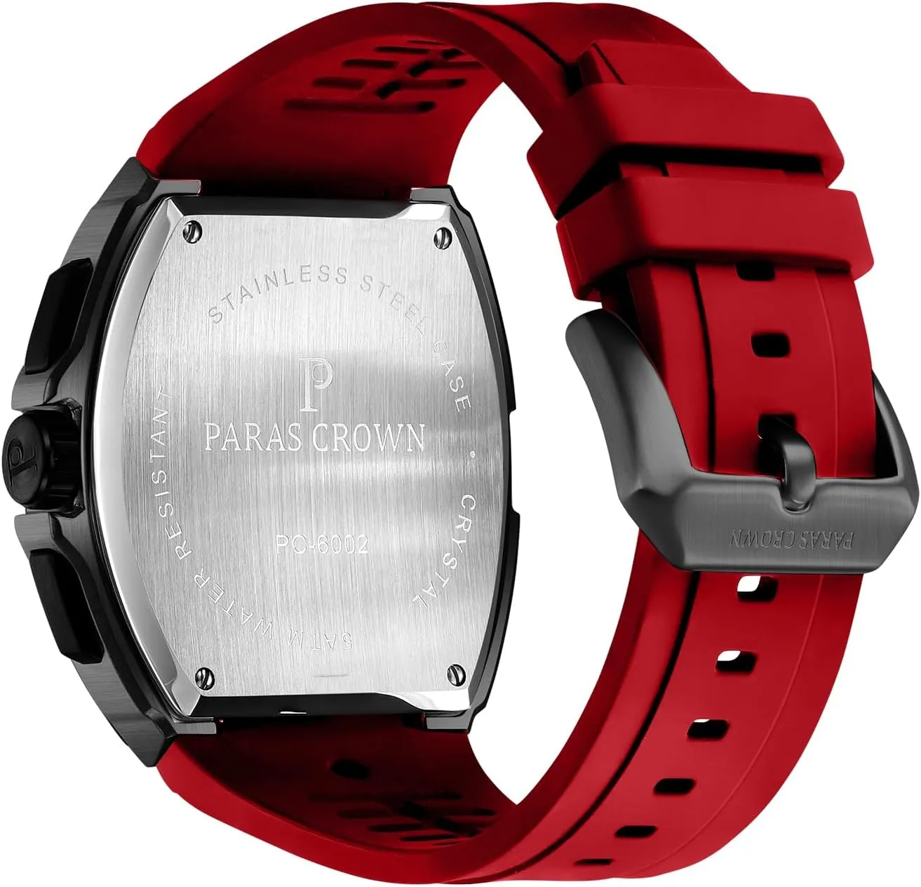 Mens Watches Analog Quartz Luxury 50M Waterproof Tonneau Watches for Men Japanese Movement Stainless Steel Case Luminous Sport Watch