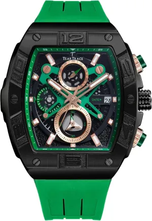 Mens Watches Analog Waterproof Fashion Date Wrist Watch, Skeleton Tonneau Watches for Men with Chronograph,Ideal for Sports Enthusiasts & Daily Wear - Perfect Gifts for Men