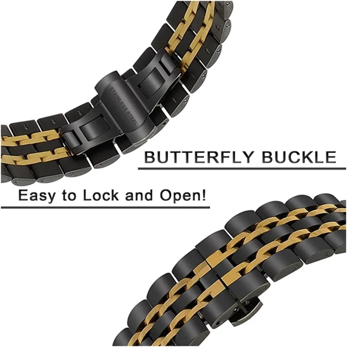 Metal Stainless Steel Strap Fit For TicWatch Pro 3 Ultra GPS Smart Watch Band For TicWatch E3/GTX Watchband Bracelet Accessories