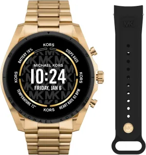 Michael Kors Men's or Women's Gen 6 44mm Touchscreen Smart Watch with Alexa Built-In, Fitness Tracker, Sleep Tracker, GPS, Music Control, Smartphone Notifications (Model: MKT5138V)