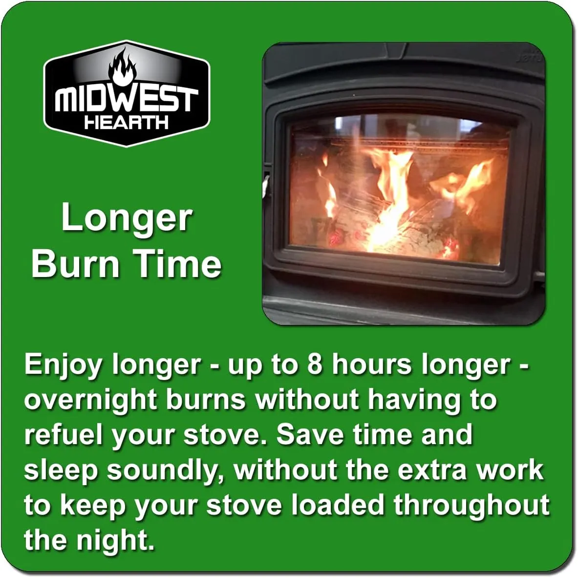Midwest Hearth Wood Stove Catalytic Combustor Replacement Catalyst FPX Fireplace Xtrordinair Hybrid Fyre (3.1" x 20.5" x 2" Ceramic) Made in USA