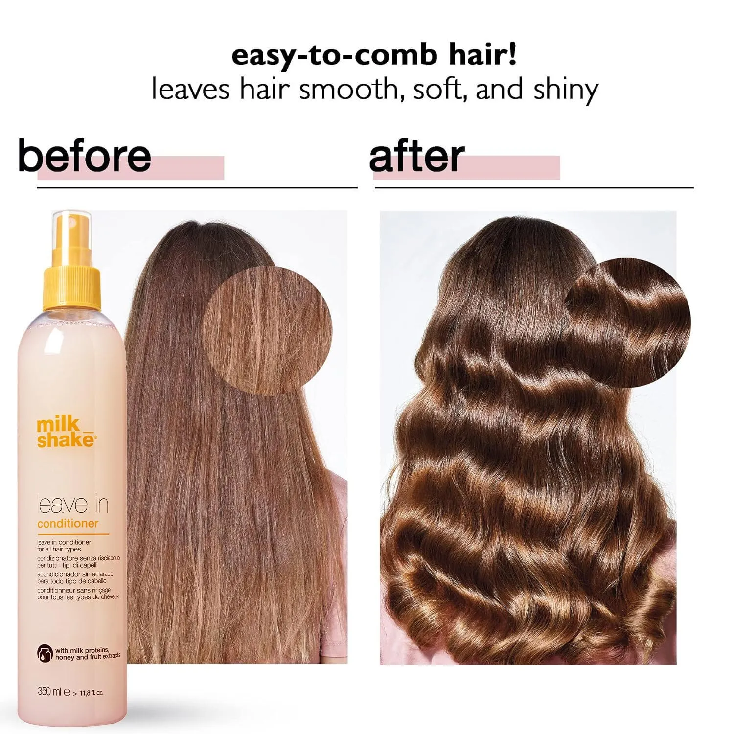 milk_shake Leave-In Conditioner Spray Detangler for Natural Hair