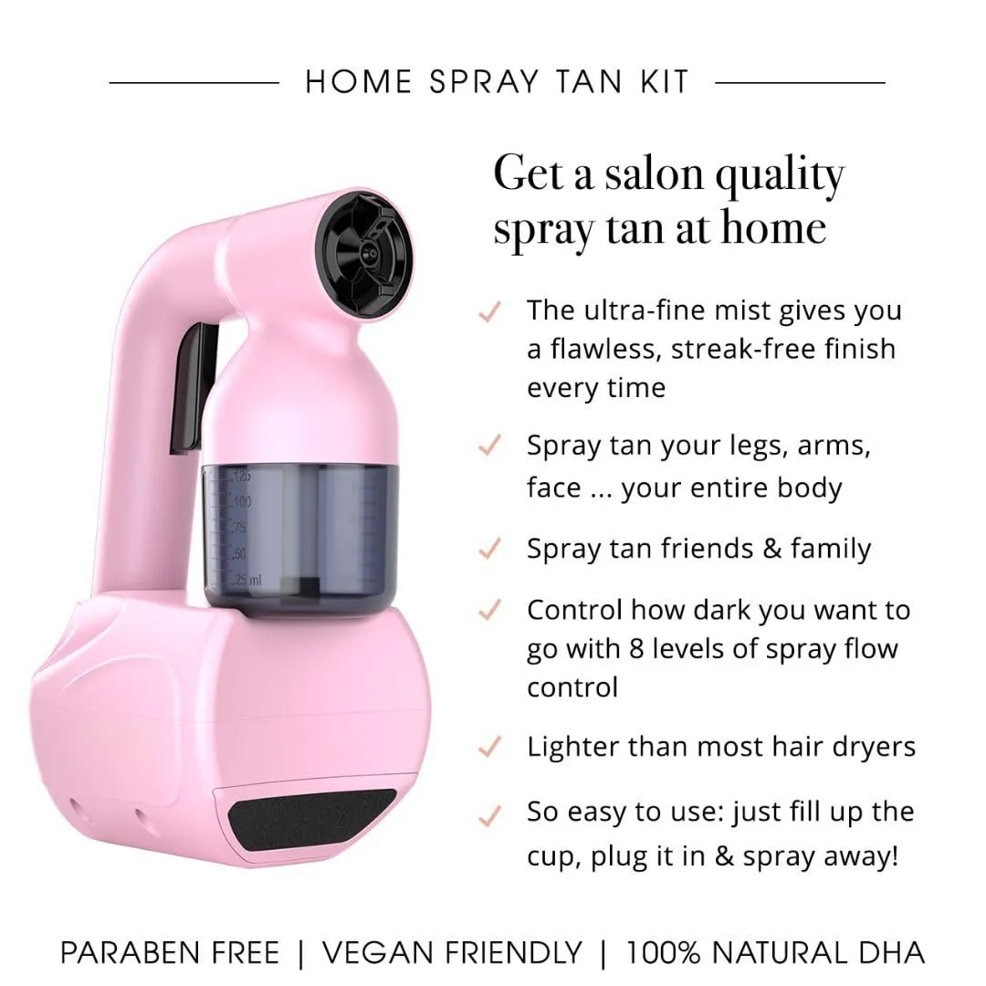 MineTan Professional Spray Solution | Color Base Collection - Airbrushed Finish, Streak Free Tan Results, Vegan Friendly, PETA-Approved