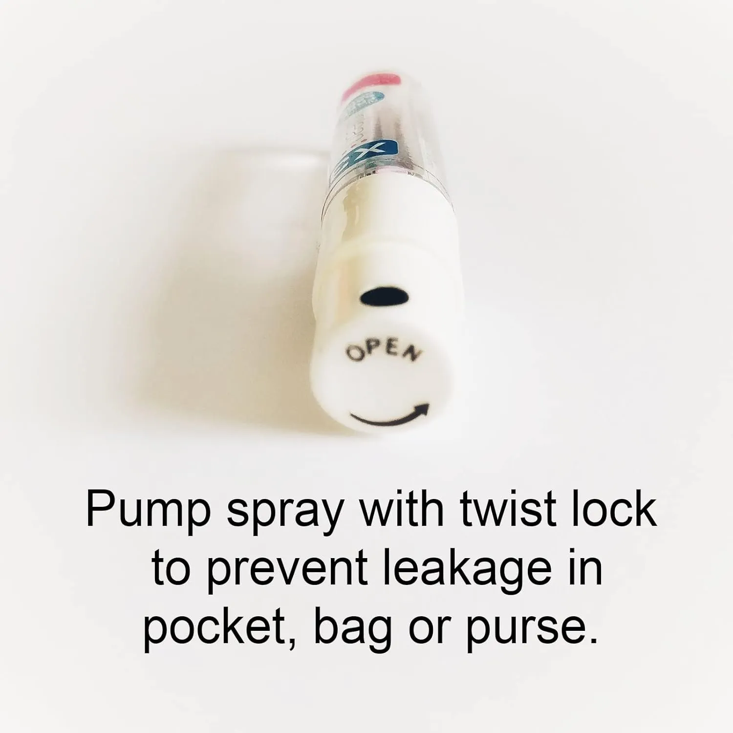 Mini Hand Sanitizer Spray – Alcohol Free and Fragrance Free - Pocket Size 0.27 Ounce Bottles (Pack of 12)