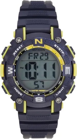 Miykon Womens Sports Digital Watch - Lightweight Shockproof, Super Illuminator, Stopwatch and Timer, Alarm, Dual Time, 24hr Military Time, 100M Water Resistant