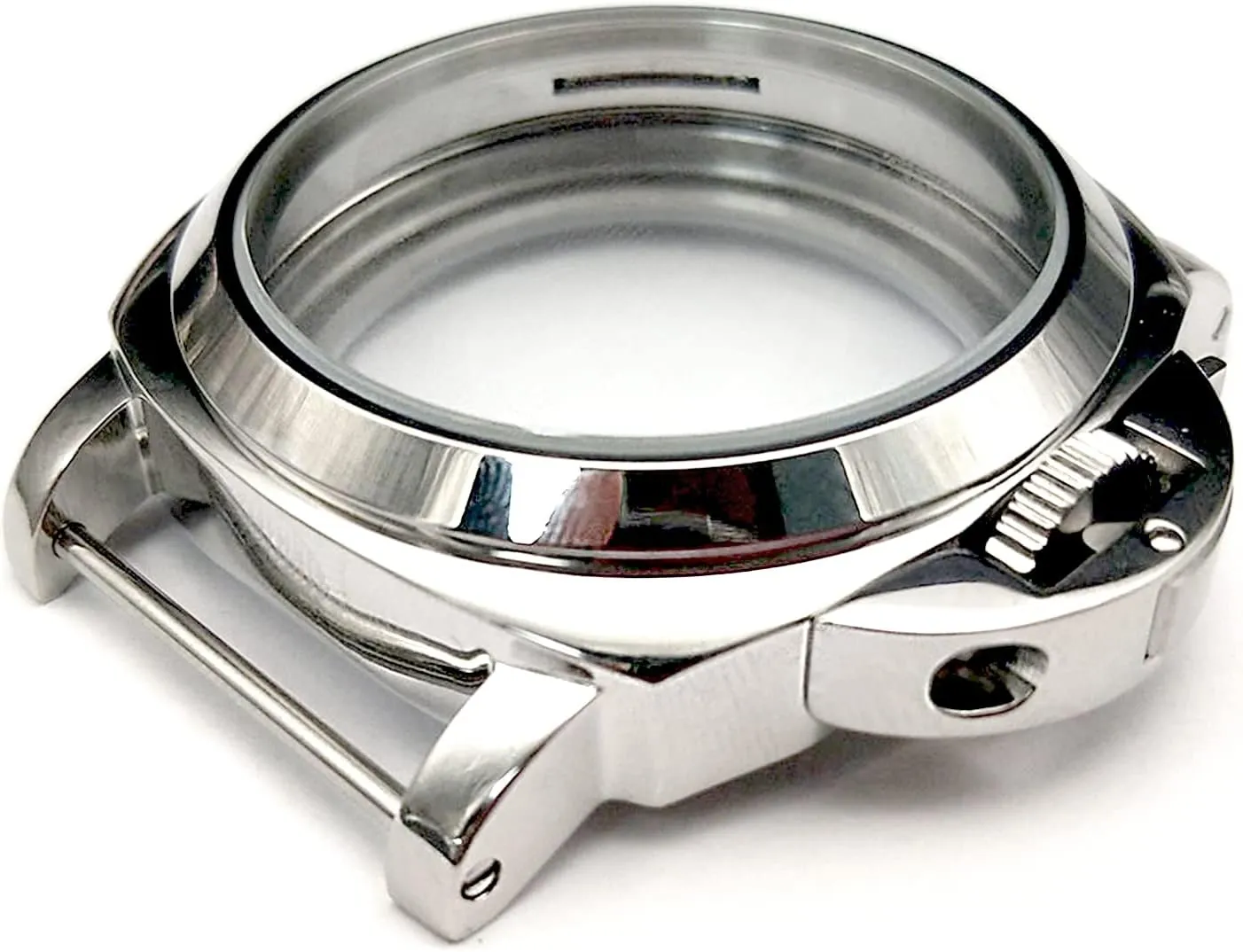 MODJUEGO 44mm Stainless Steel Watch Case Shell for Eta 6497/6498 Seagull ST36 Movement