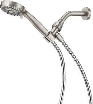 Moen 20091SRN 5-Setting Hand Held Brushed Nickel Spot Resist Shower Head, 2.5 GPM
