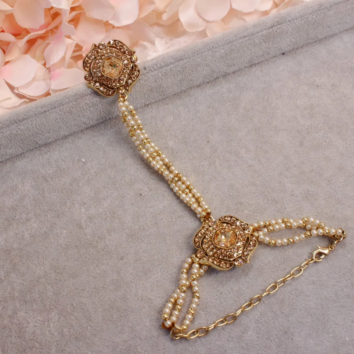 Monique Hand Harness -  Golden