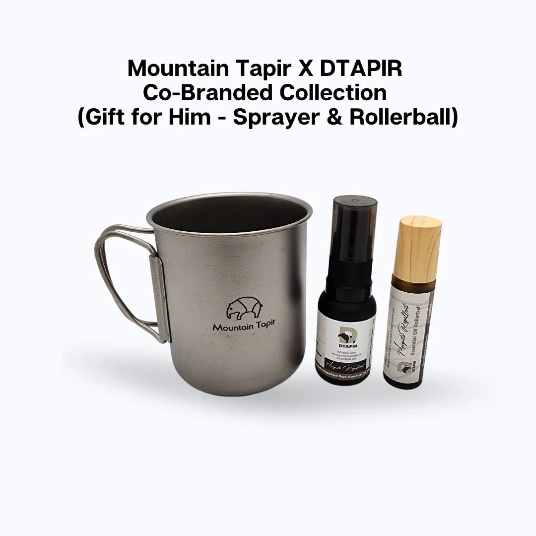 Mountain Tapir X DTAPIR  Co-Branded Collection(Gift for Him-Sprayer & Rollerball)
